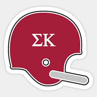 Alabama Sigma Kappa Retro Helmet Sticker